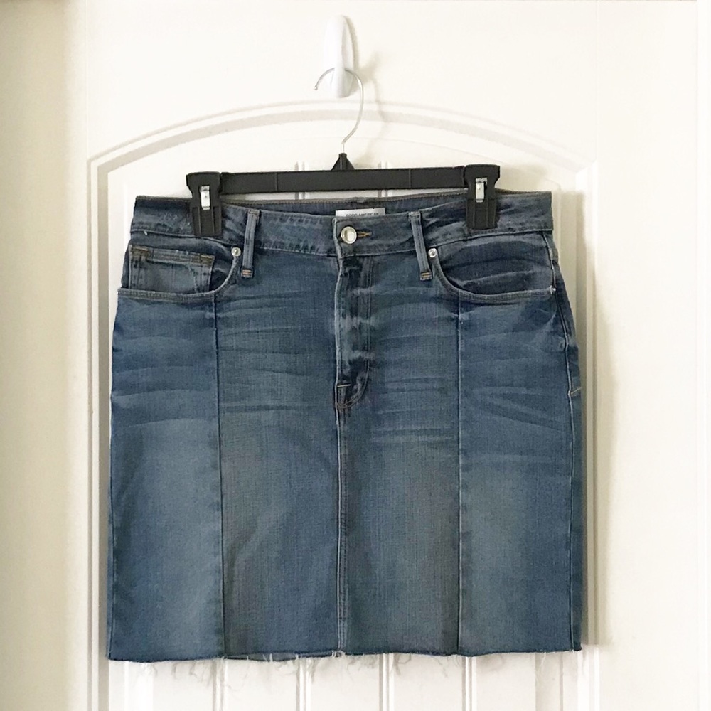 Good American Jean Skirt